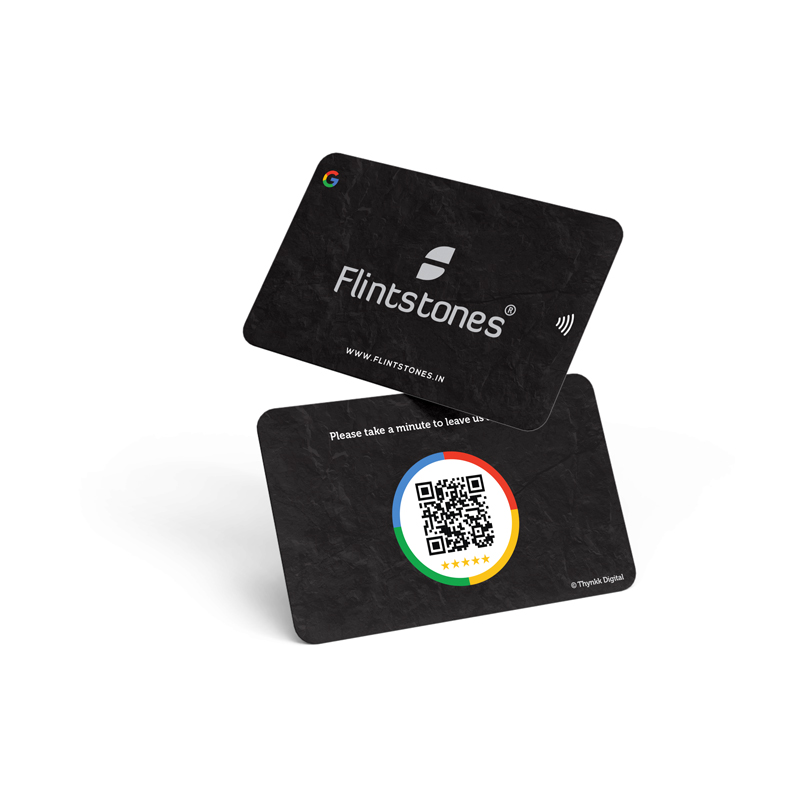 NFC Google Review Card Digital Print | Thynkk NFC Tap to Review Card for Google Reviews