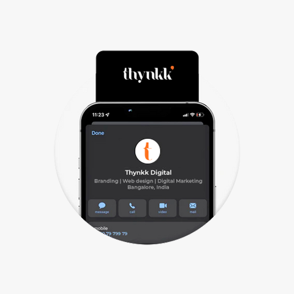 NFC Google Review Card Digital Print | Thynkk NFC Tap to Review Card for Google Reviews