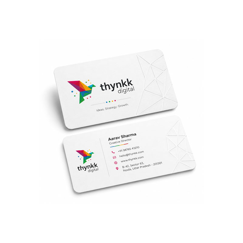 Premium Embossed Spot UV Business Card